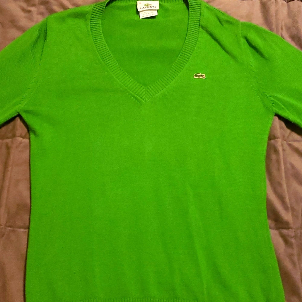 Lacoste V-neck sweater size 38 in Lacoste